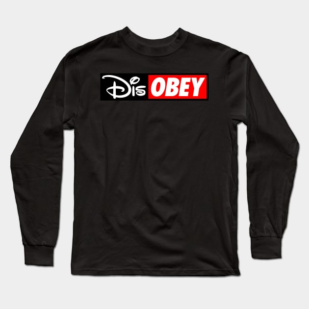 DisOBEY Long Sleeve T-Shirt by Sheriken